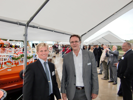 Christer Branzell from Rindö Marine and Pär Johnsson fom Volvo Penta