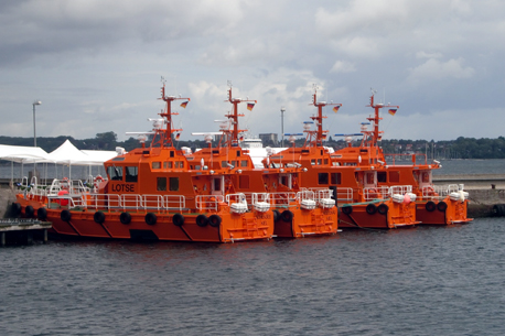 P.V.LABOE, P.V.HOLTENAU, P.V.TRAVEMÜNDE and P.V SCHILKSEE in Kiel 2011-08-10