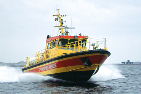 Rescue Boat to Copenhagen Airport September 2001